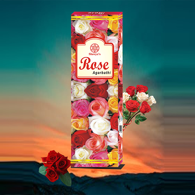 Rose pouch incense sticks shreyas exports